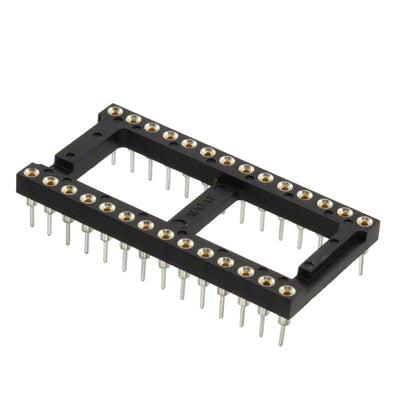 828-AG11D-ESL-LF by TE Connectivity AMP Connectors - CONNECTOR IC DIP SOCKET 28POS GOLD