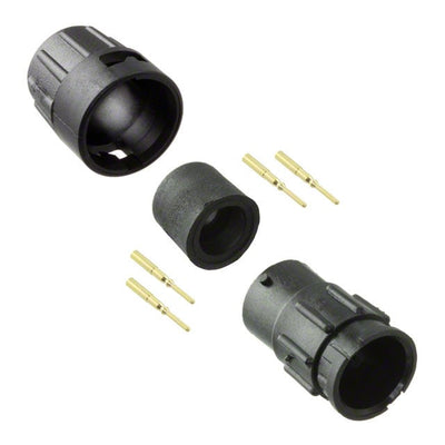 8380-4PG-318 by Conxall/Switchcraft - CONNECTOR RECPT MALE 4POS GOLD CRIMP