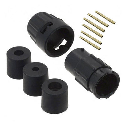 8280-6SG-3DC by Conxall/Switchcraft - CONNECTOR RECPT FMALE 6POS GOLD CRIMP