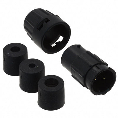 8282-2PG-3DC by Conxall/Switchcraft - CONNECTOR RECPT MALE 2P GOLD SLDR CUP