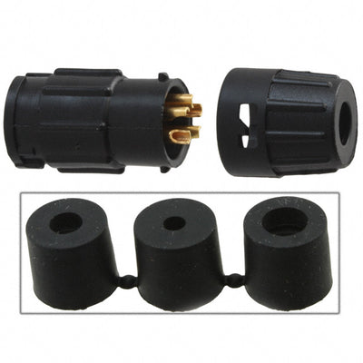 8282-5PG-3DC by Conxall/Switchcraft - CONNECTOR RECPT MALE 5P GOLD SLDR CUP