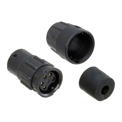 8282-5SG-318 by Conxall/Switchcraft - CONNECTOR RECPT FMALE 5P GOLD SLDR CUP