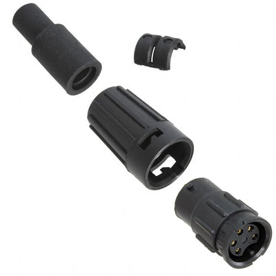 8282-5SG-513 by Conxall/Switchcraft - CONNECTOR RECPT FMALE 5P GOLD SLDR CUP