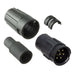 8282-6PG-519 by Conxall/Switchcraft - CONNECTOR RECPT MALE 6P GOLD SLDR CUP