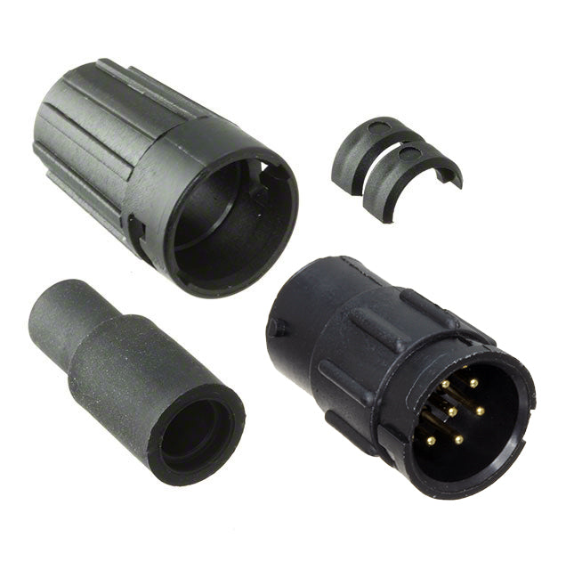 8282-6PG-522 by Conxall/Switchcraft - CONNECTOR RECPT MALE 6P GOLD SLDR CUP