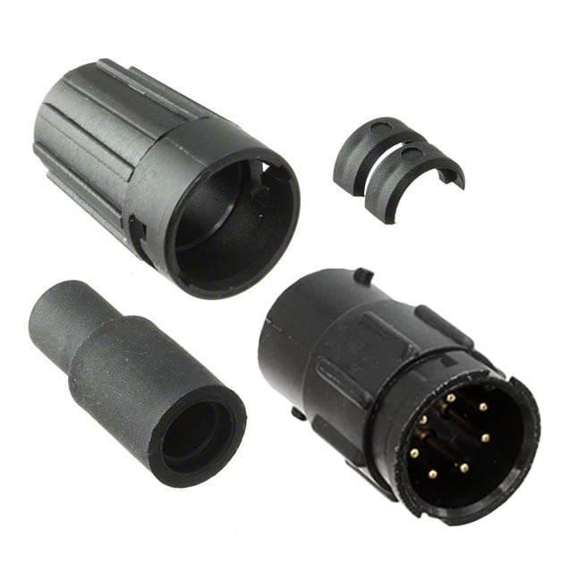 8282-7PG-522 by Conxall/Switchcraft - CONNECTOR RECPT MALE 7P GOLD SLDR CUP