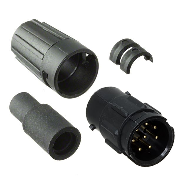 8282-8PG-516 by Conxall/Switchcraft - CONNECTOR RECPT MALE 8P GOLD SLDR CUP