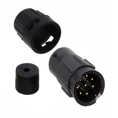 8282-8PG-311 by Conxall/Switchcraft - CONNECTOR RECPT MALE 8P GOLD SLDR CUP