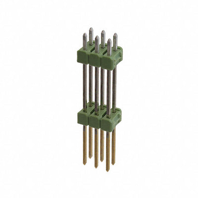 828296-3 by TE Connectivity AMP Connectors - CONNECTOR HDR 6POS 0.1 STACK T/H GOLD
