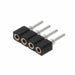 831-47-004-10-001000 by Mill-Max Manufacturing Corp. - CONNECTOR RECPT 4POS 0.079 GOLD PCB