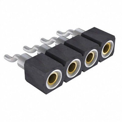 831-87-004-40-001191 by Preci-Dip - CONNECTOR SOCKET 4P 0.079 GOLD SMD RA