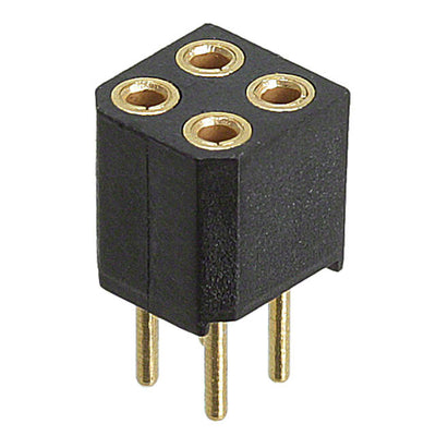 833-13-004-10-002000 by Mill-Max Manufacturing Corp. - CONNECTOR RECPT 4POS 0.079 GOLD PCB