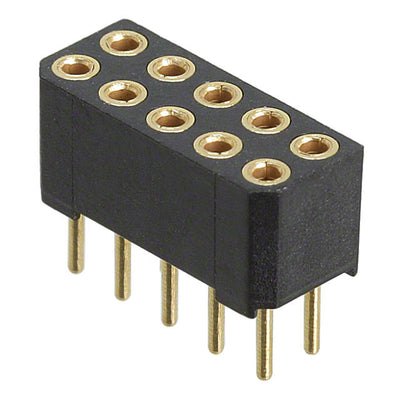 833-13-010-10-002000 by Mill-Max Manufacturing Corp. - CONNECTOR RECPT 10POS 0.079 GOLD PCB