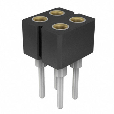 833-83-004-10-001101 by Preci-Dip - CONNECTOR SOCKET 4POS 0.079 GOLD PCB