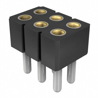 833-83-006-10-273101 by Preci-Dip - CONNECTOR SOCKET 6POS 0.079 GOLD PCB