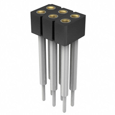 833-83-006-10-453101 by Preci-Dip - CONNECTOR SOCKET 6POS 0.079 GOLD PCB