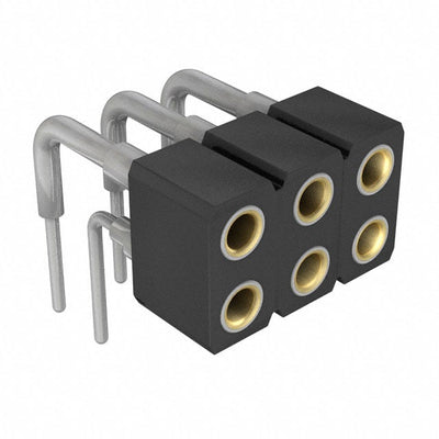 833-87-006-20-001101 by Preci-Dip - CONNECTOR SOCKET 6P 0.079 GOLD PCB RA