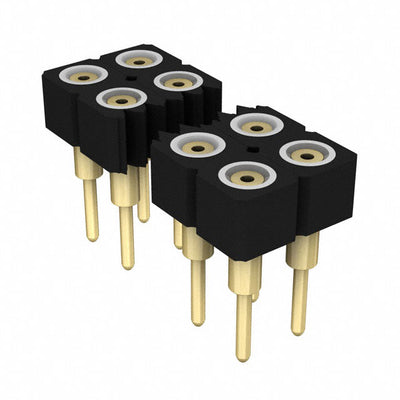 833-43-100-10-001000 by Mill-Max Manufacturing Corp. - CONNECTOR RECPT 100POS 0.079 GOLD PCB