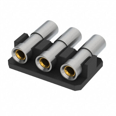 835-43-003-40-030001 by Mill-Max Manufacturing Corp. - CONNECTOR RECPT 3POS 0.1 GOLD SMD R/A