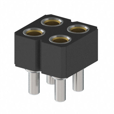 835-47-004-10-001000 by Mill-Max Manufacturing Corp. - CONNECTOR RECPT 4POS 0.1 GOLD PCB
