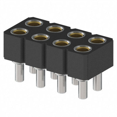 835-43-008-10-001000 by Mill-Max Manufacturing Corp. - CONNECTOR RECPT 8POS 0.1 GOLD PCB
