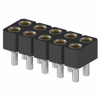 835-43-010-10-001000 by Mill-Max Manufacturing Corp. - CONNECTOR RECPT 10POS 0.1 GOLD PCB