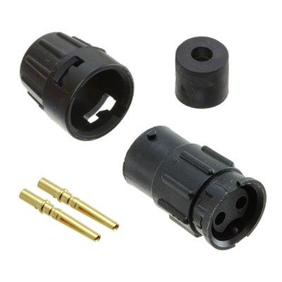 8380-2SG-311 by Conxall/Switchcraft - CONNECTOR RECPT FMALE 2POS GOLD CRIMP