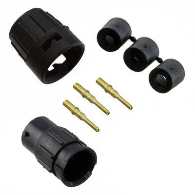 8380-3PG-3DC by Conxall/Switchcraft - CONNECTOR RECPT MALE 3POS GOLD CRIMP