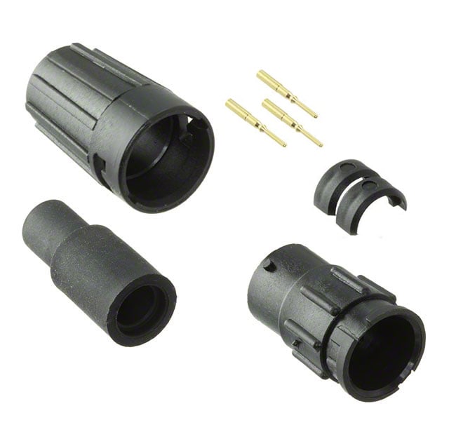 8380-3PG-519 by Conxall/Switchcraft - CONNECTOR RECPT MALE 3POS GOLD CRIMP