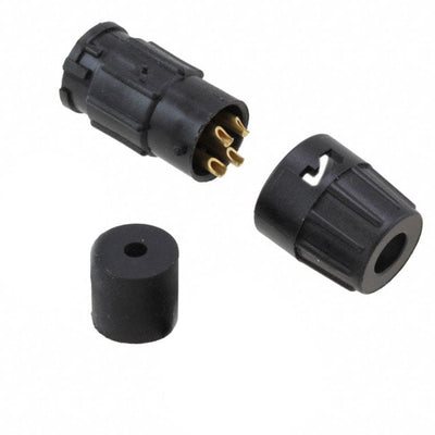 8382-4PG-3DC by Conxall/Switchcraft - CONNECTOR RECPT MALE 4P GOLD SLDR CUP