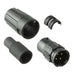 8282-4PG-516 by Conxall/Switchcraft - CONNECTOR RECPT MALE 4P GOLD SLDR CUP