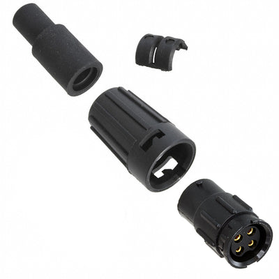 8282-4SG-516 by Conxall/Switchcraft - CONNECTOR RECPT FMALE 4P GOLD SLDR CUP
