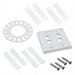 83935-3 by TE Connectivity Raychem Cable Protection - FACEPLATE DBL GANG 4PORT WHITE