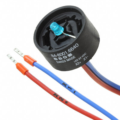 84-8001.6640 by EAO - INDICATOR PANEL LED BLUE 24V