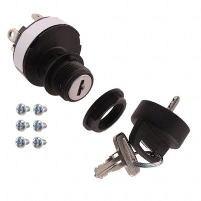 84830-07 by Honeywell Sensing and Productivity Solutions - SWITCH KEYLOCK 3POS DPDT 20A 12V