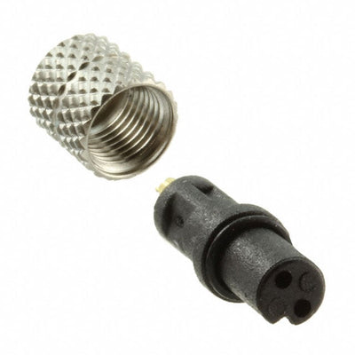 850-002-203RLU1 by NorComp Inc. - CONNECTOR PLUG FMALE 2P GOLD SLDR CUP