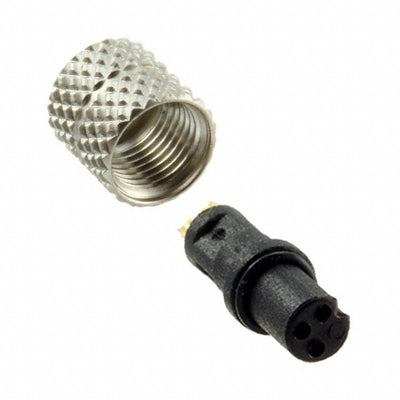 850-003-203RLU1 by NorComp Inc. - CONNECTOR PLUG FMALE 3P GOLD SLDR CUP