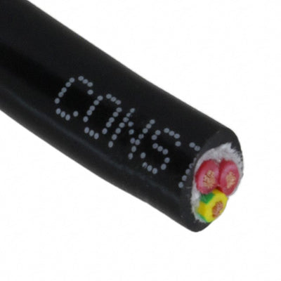 85003 BK005 by Alpha Wire - CABLE 3COND 18AWG BLACK 100