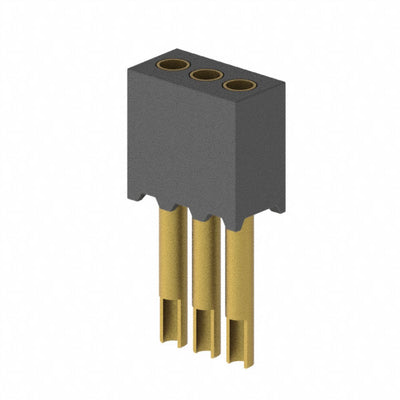 851-13-003-10-003000 by Mill-Max Manufacturing Corp. - CONNECTOR RECPT 3POS 0.05 GOLD PCB