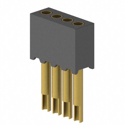 851-13-004-10-003000 by Mill-Max Manufacturing Corp. - CONNECTOR RECPT 4POS 0.05 GOLD PCB