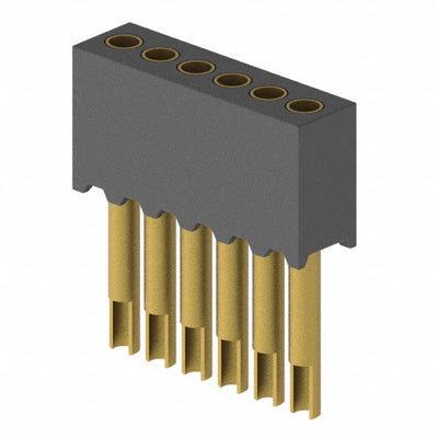 851-13-006-10-003000 by Mill-Max Manufacturing Corp. - CONNECTOR RECPT 6POS 0.05 GOLD PCB