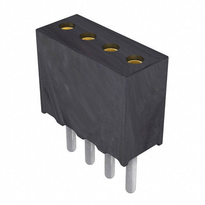 851-87-004-10-001101 by Preci-Dip - CONNECTOR SOCKET 4POS 0.05 GOLD PCB