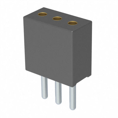 851-47-003-10-001000 by Mill-Max Manufacturing Corp. - CONNECTOR RECPT 3POS 0.05 GOLD PCB