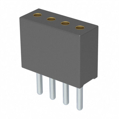 851-91-004-10-001000 by Mill-Max Manufacturing Corp. - CONNECTOR RECPT 4POS 0.05 GOLD PCB