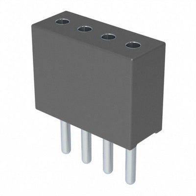 851-99-004-10-001000 by Mill-Max Manufacturing Corp. - CONNECTOR RECPT 4POS 0.05 TIN-LEAD PCB