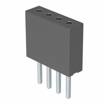 851-99-004-10-002000 by Mill-Max Manufacturing Corp. - CONNECTOR RECPT 4POS 0.05 TIN-LEAD PCB