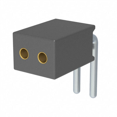 851-91-002-20-001000 by Mill-Max Manufacturing Corp. - CONNECTOR RECPT 2POS 0.05 GOLD PCB R/A