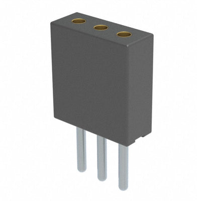 851-91-003-10-002000 by Mill-Max Manufacturing Corp. - CONNECTOR RECPT 3POS 0.05 GOLD PCB