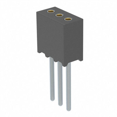 851-43-003-10-011000 by Mill-Max Manufacturing Corp. - CONNECTOR RECPT 3POS 0.05 GOLD PCB