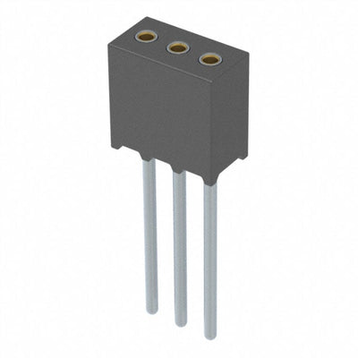 851-43-003-10-021000 by Mill-Max Manufacturing Corp. - CONNECTOR RECPT 3POS 0.05 GOLD PCB
